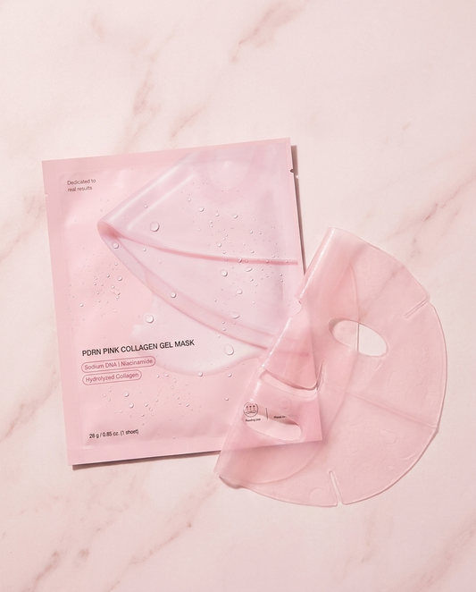 Masque hydratant au collagène mise en scène marketing Lookzuri