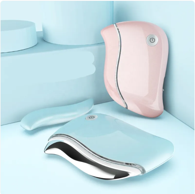 Gua sha électrique chauffant LOOKZURI pour massage visage