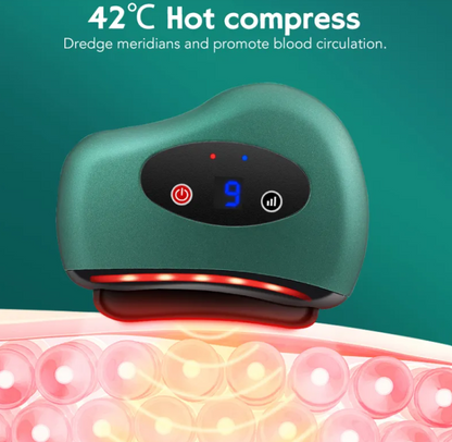 Gua sha vibrant rechargeable LOOKZURI — packaging et présentation