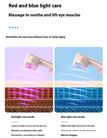 Masseur Yeux LED Chauffant Glow Ease – Regard Reposé | LOOKZURI