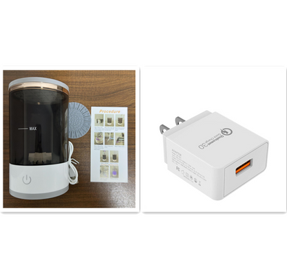 Nettoyeur de Pinceaux de Maquillage Rechargeable