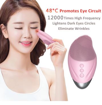 Masseur Visage en Silicone – Massage & Nettoyage Doux | LOOKZURI