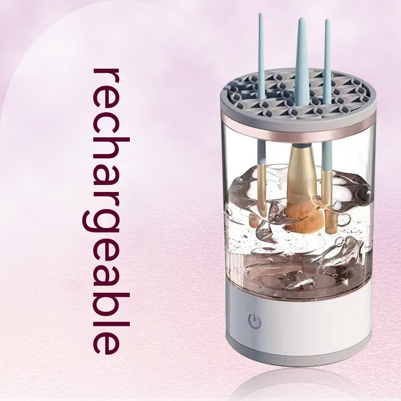 Nettoyeur de Pinceaux de Maquillage Rechargeable