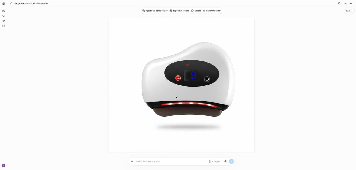 Gua sha vibrant rechargeable LOOKZURI — utilisation au quotidien