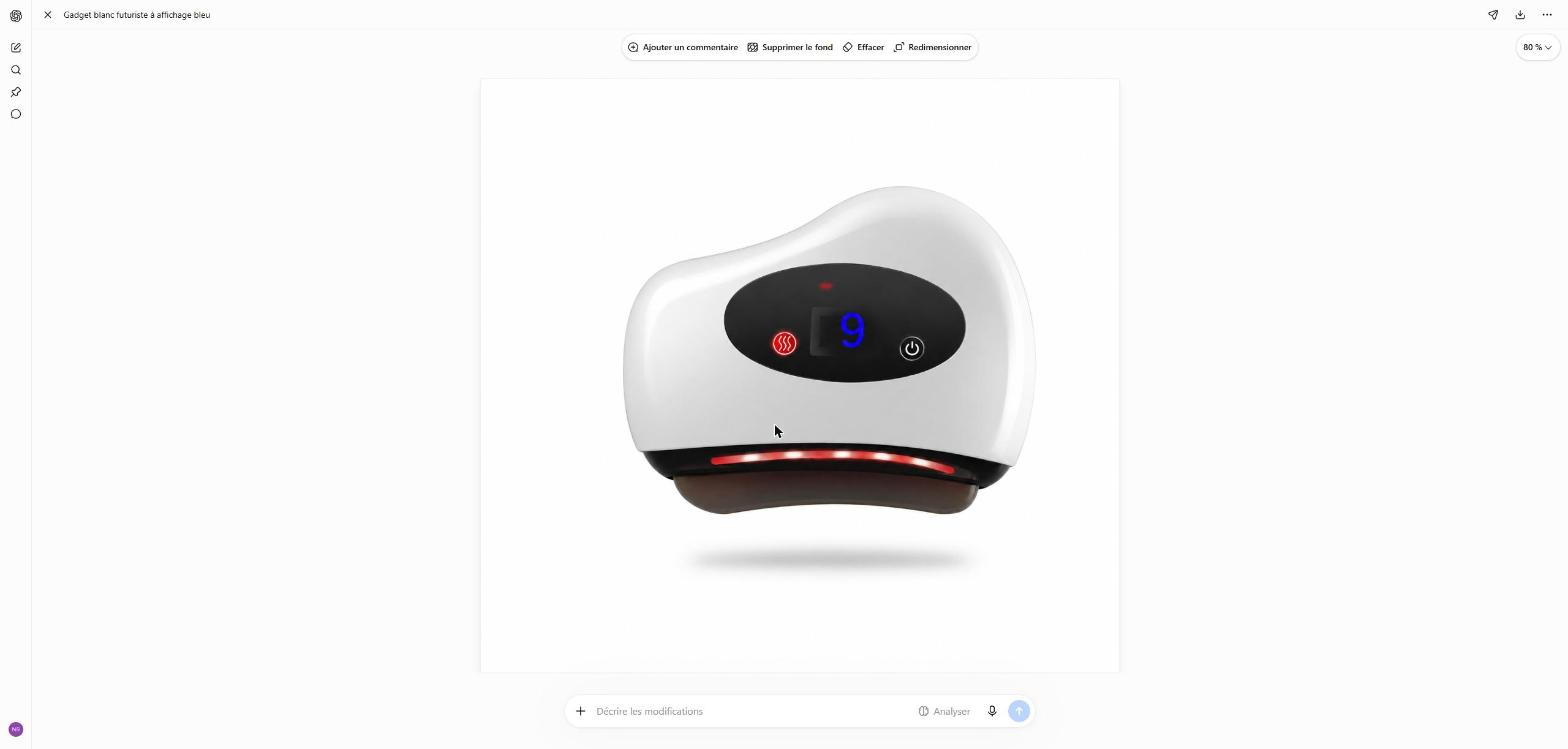 Gua sha vibrant rechargeable LOOKZURI — utilisation au quotidien