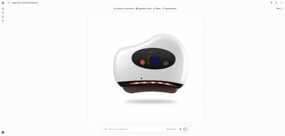 Gua sha vibrant rechargeable LOOKZURI — utilisation au quotidien