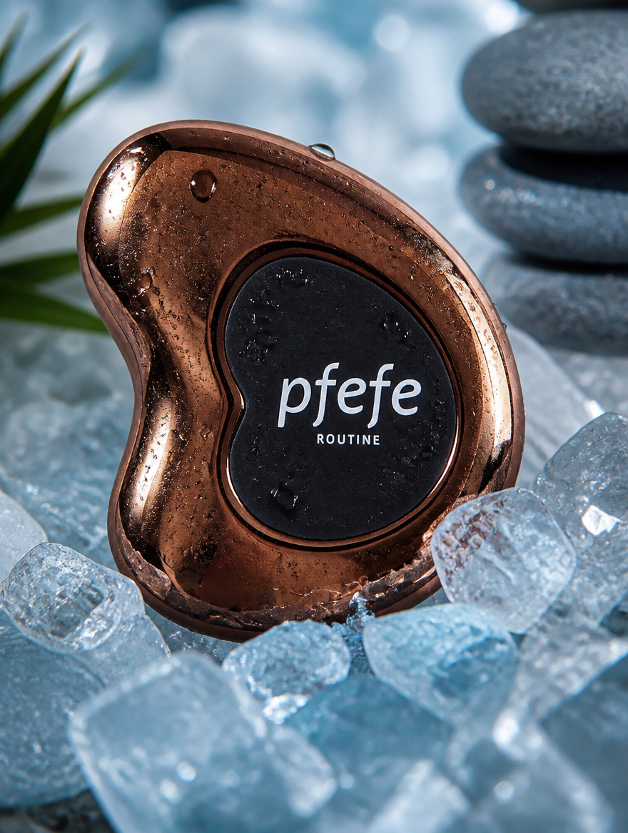 Pfefe Gua Sha Cryo - décor glace