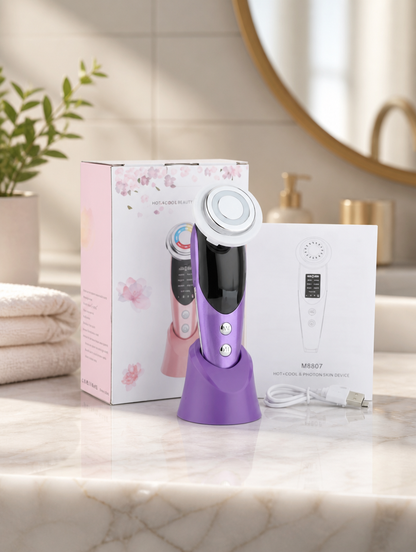 Masseur EMS 7-en-1 - décor spa marbre