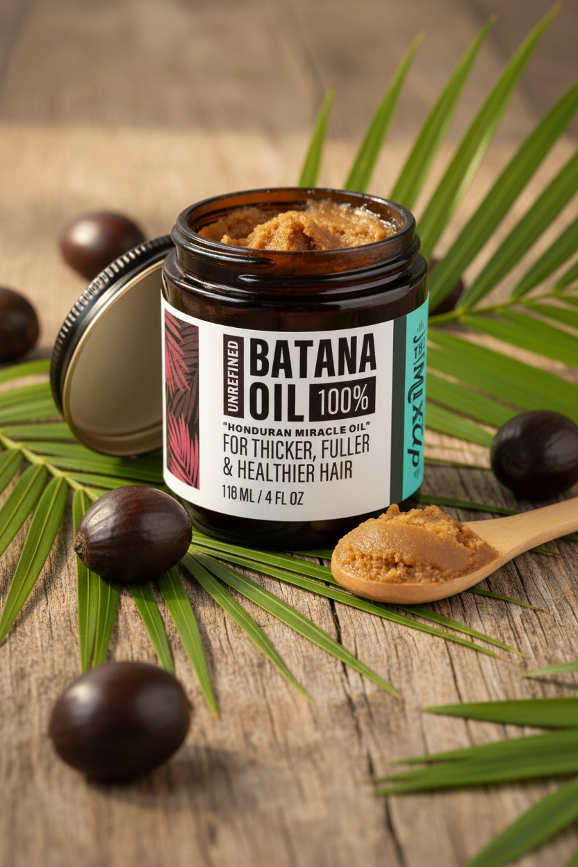 Masque Capillaire Huile de Batana – visuel lifestyle Pinterest